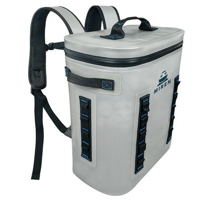 กระเป๋าเป้สะพายหลังกันน้ำ Soft Coolers วัสดุ TPU ความจุ 20L สีเทาอ่อน