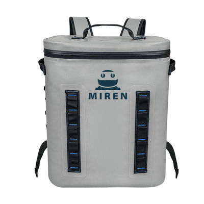 กระเป๋าเป้สะพายหลังกันน้ำ Soft Coolers วัสดุ TPU ความจุ 20L สีเทาอ่อน