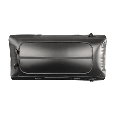 กระเป๋า Duffel แห้งกันน้ำกลางแจ้ง TPU 120L สีดำสำหรับตั้งแคมป์