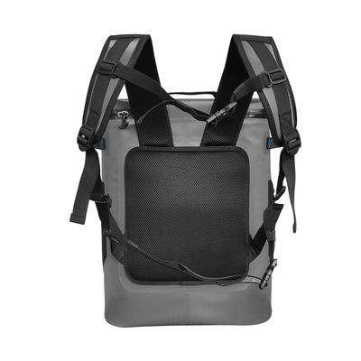 สีเทาเข้ม Leakproof Soft Cooler, กระเป๋าเก็บความเย็น 25L พร้อมแผ่นรองฉนวน