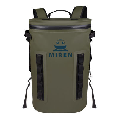 Army Green Soft Cooler Backpack กันน้ำ นำกลับมาใช้ใหม่ได้ OEM