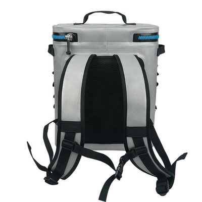 สีเทาอ่อน Thermal Soft Cooler Backpack กันน้ำอเนกประสงค์