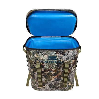 คูลเลอร์กระเป๋าเป้สะพายหลัง Camo ด้านนุ่มแบบกำหนดเองสำหรับเต็นท์กลางแจ้ง