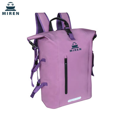 กระเป๋าเป้ 500D PVC Waterproof Dry Bag Backpack สีม่วง ความจุ 30L