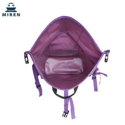 กระเป๋าเป้ 500D PVC Waterproof Dry Bag Backpack สีม่วง ความจุ 30L