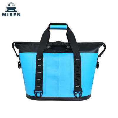 กระเป๋าสะอาดอุ่นอ่อนแบบจําเพาะ 30L สีน้ําเงิน กันรั่ว สําหรับการเล่นพิกนิคกลางแจ้ง